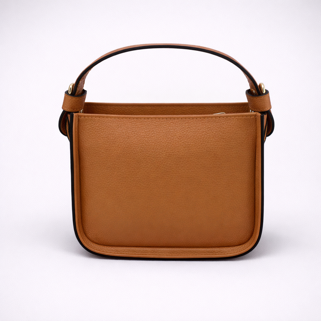 Borsa Elisa – Mini bag a mano e a tracolla in pelle con manico superiore