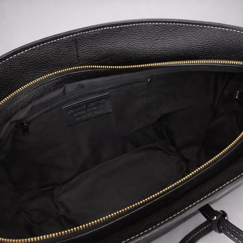 Borsa Camilla – Shopper in pelle morbida con manici lunghi