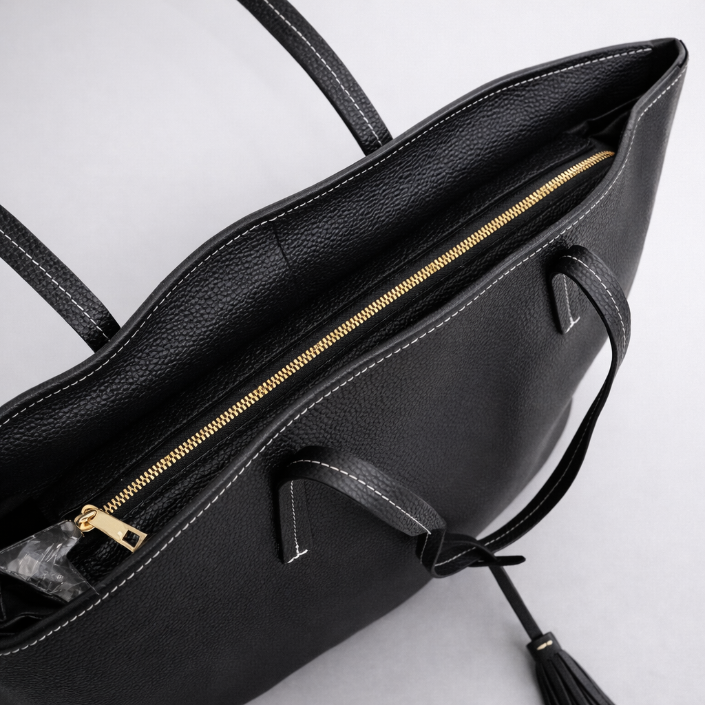 Borsa Camilla – Shopper in pelle morbida con manici lunghi