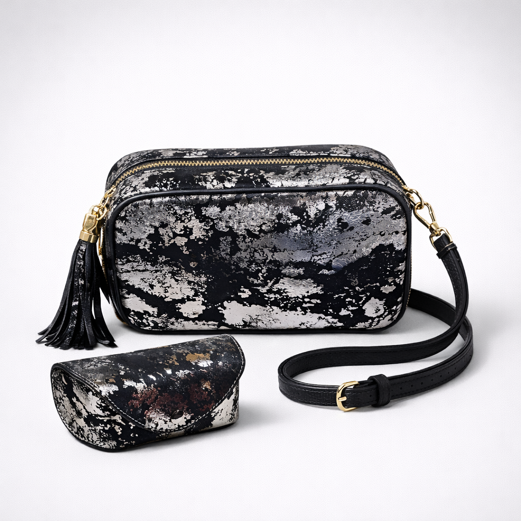 Borsa a tracolla Noir – con porta occhiali coordinato