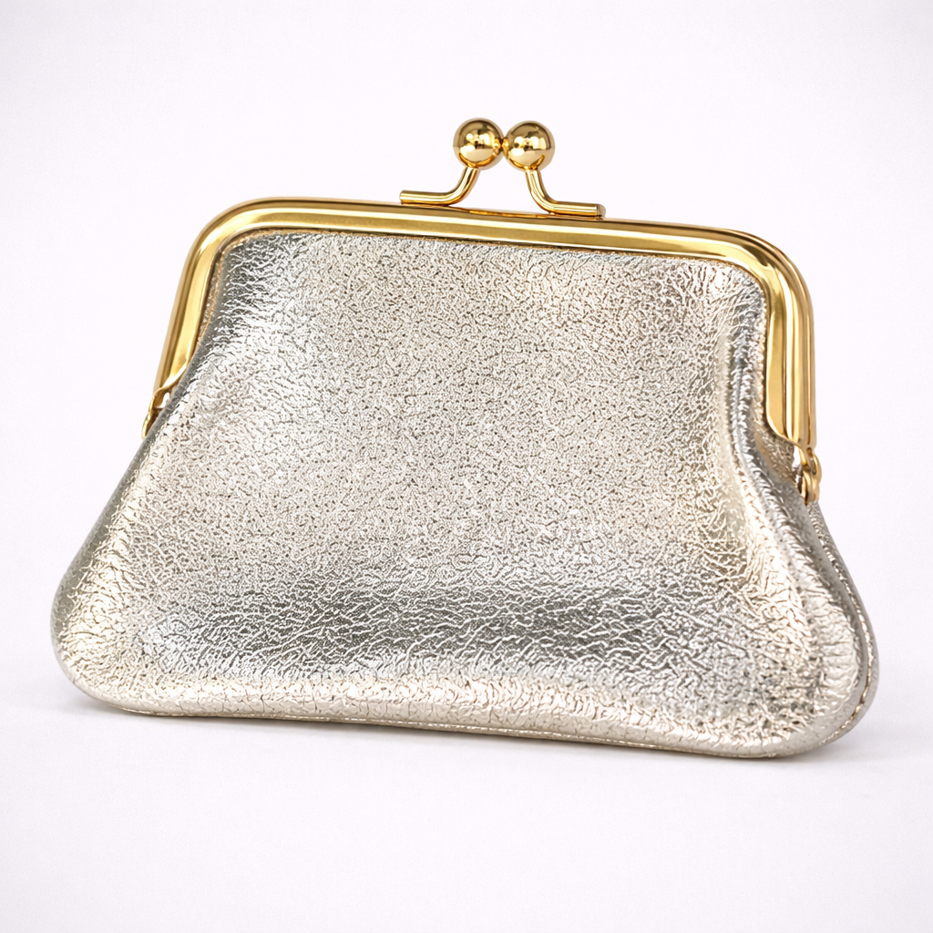 Porta monete Sofia – in pelle con chiusura a scatto