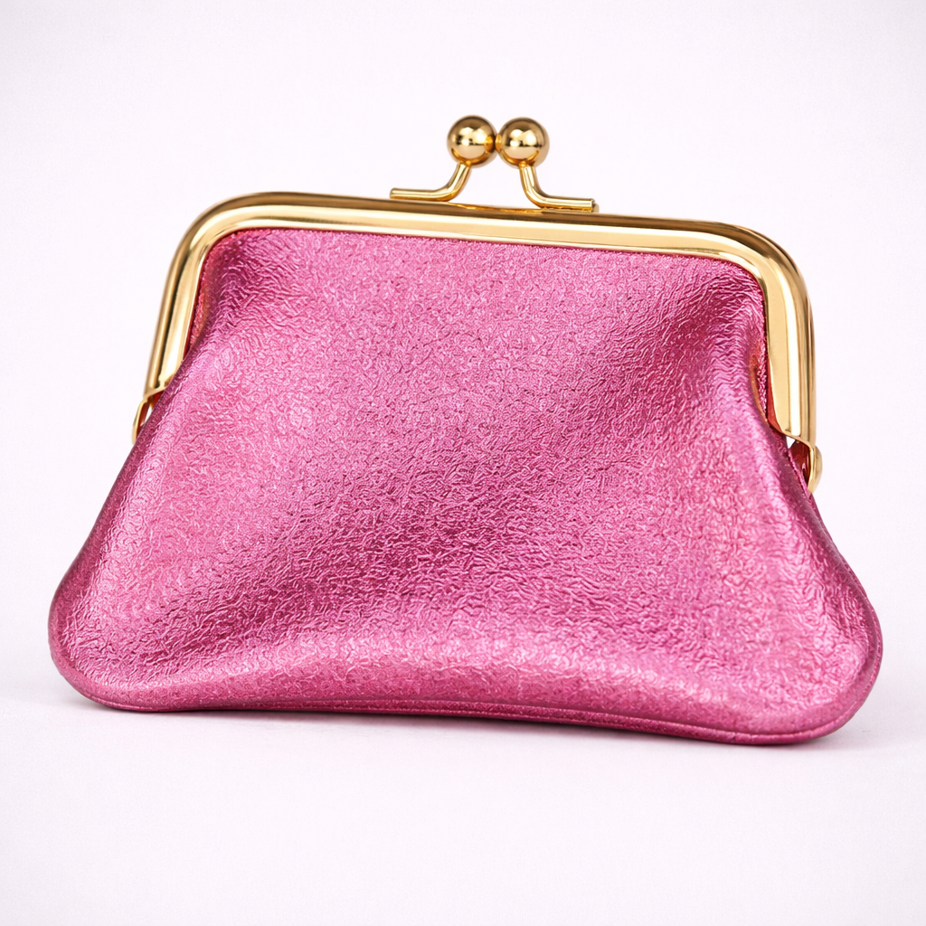 Porta monete Sofia – in pelle con chiusura a scatto