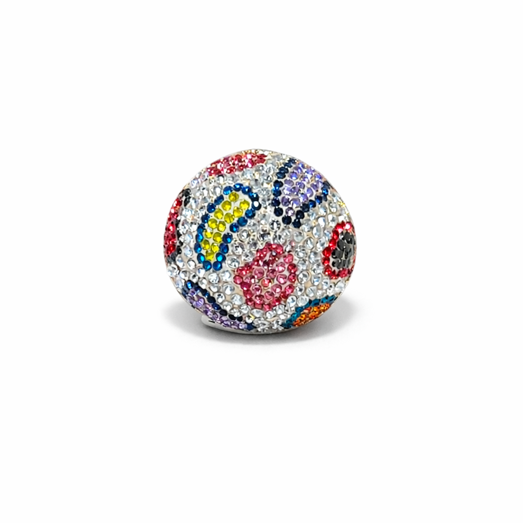 Anello Prisma Multicolor – Eleganza Brillante con fascia elastica regolabile