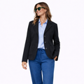 Blazer Donna Nero Made in Italy – Taglia Unica (S–XL)