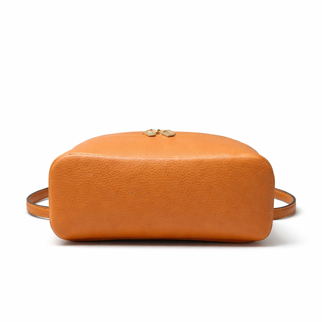 Zaino Serena Piccola– in Vera Pelle Martellata con Doppia Zip – Made in Italy